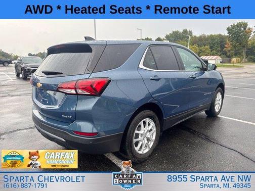 Lakeshore Blue 2024 Chevrolet Equinox LT