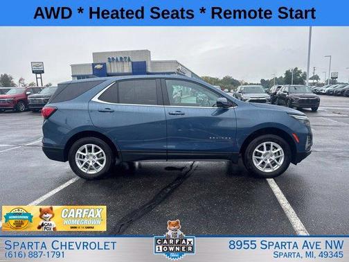 Lakeshore Blue 2024 Chevrolet Equinox LT