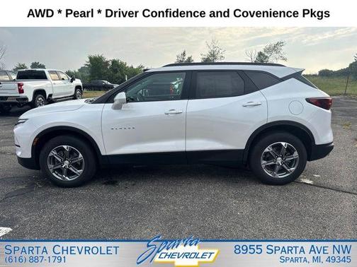 Pearl 2024 Chevrolet Blazer LT