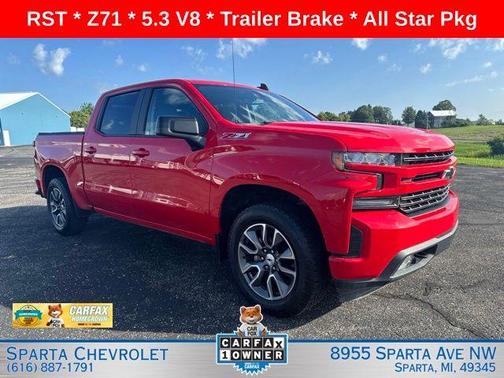 Red 2020 Chevrolet Silverado 1500 RST