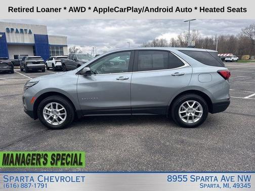 Sterling Gray Metallic 2024 Chevrolet Equinox LT