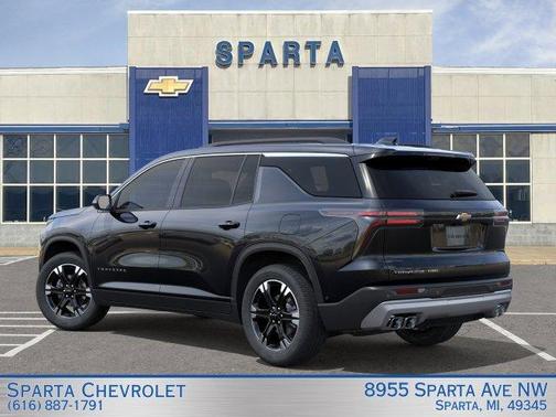 Black Metallic 2027 Chevrolet Traverse LT