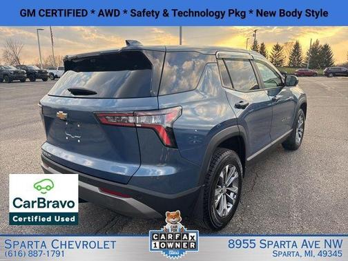 Lakeshore Blue 2025 Chevrolet Equinox LT
