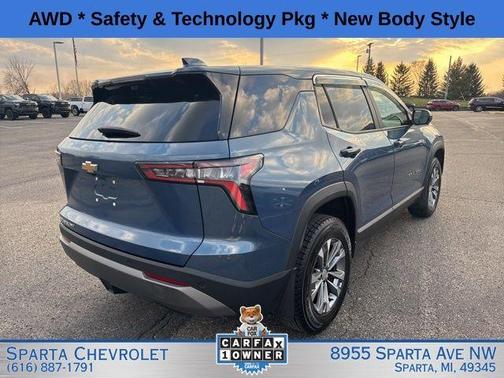 Lakeshore Blue 2025 Chevrolet Equinox LT