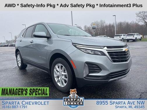 Sterling Gray Metallic 2024 Chevrolet Equinox LT