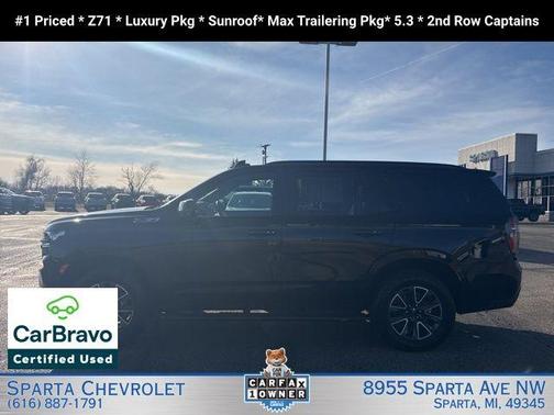 Black 2024 Chevrolet Tahoe Z71