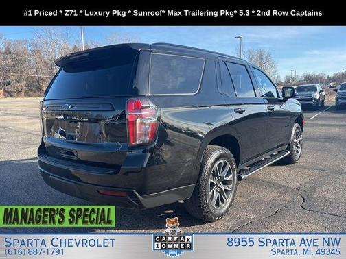 Black 2024 Chevrolet Tahoe Z71