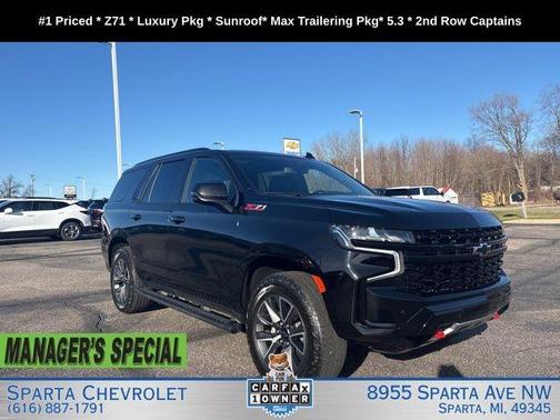 Black 2024 Chevrolet Tahoe Z71