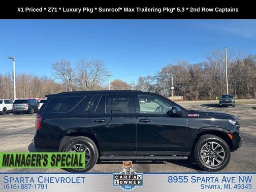 Black 2024 Chevrolet Tahoe Z71