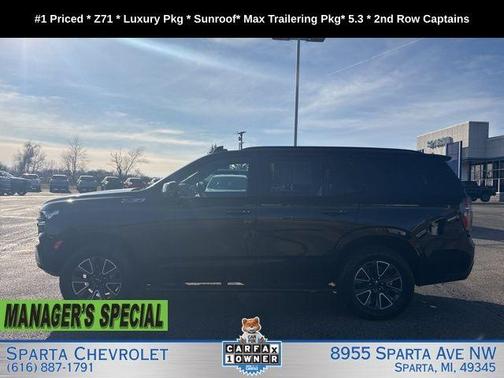 Black 2024 Chevrolet Tahoe Z71