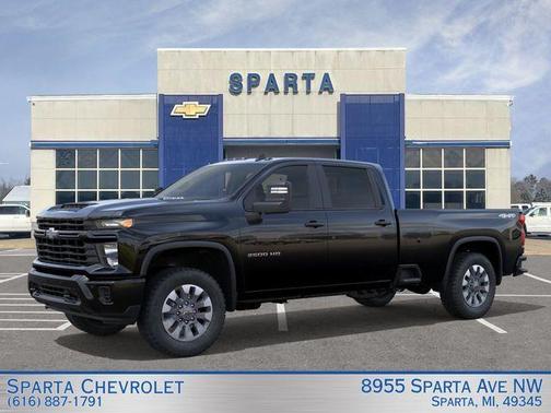 Black 2026 Chevrolet Silverado 2500 Custom