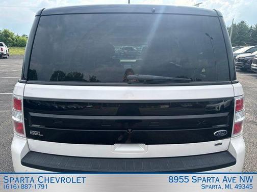 White Platinum Clearcoat Metallic 2019 Ford Flex SEL