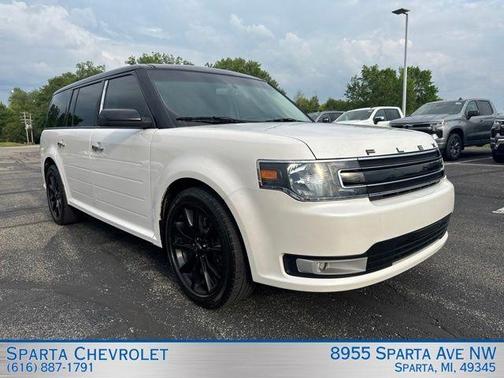 White Platinum Clearcoat Metallic 2019 Ford Flex SEL