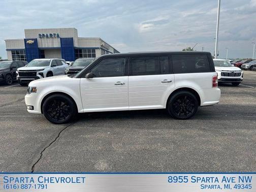 White Platinum Clearcoat Metallic 2019 Ford Flex SEL