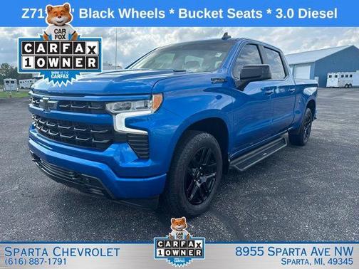 Glacier Blue Metallic 2023 Chevrolet Silverado 1500 RST
