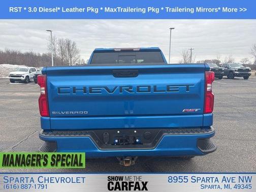 Glacier Blue Metallic 2023 Chevrolet Silverado 1500 RST