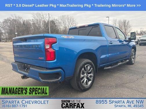 Glacier Blue Metallic 2023 Chevrolet Silverado 1500 RST