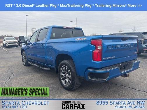 Glacier Blue Metallic 2023 Chevrolet Silverado 1500 RST