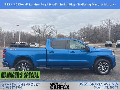 Glacier Blue Metallic 2023 Chevrolet Silverado 1500 RST