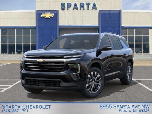 Black Metallic 2026 Chevrolet Traverse LT