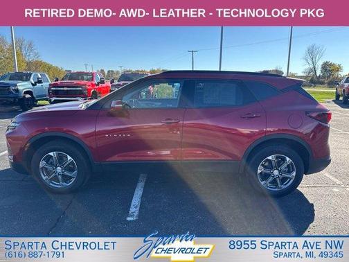 Radiant Red 2024 Chevrolet Blazer LT