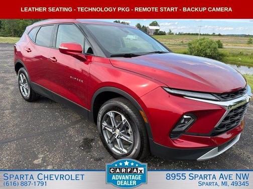 Radiant Red 2024 Chevrolet Blazer LT