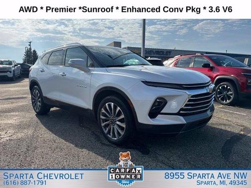 Pearl 2023 Chevrolet Blazer Premier