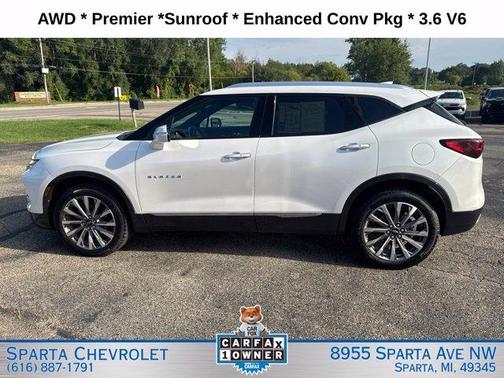 Pearl 2023 Chevrolet Blazer Premier