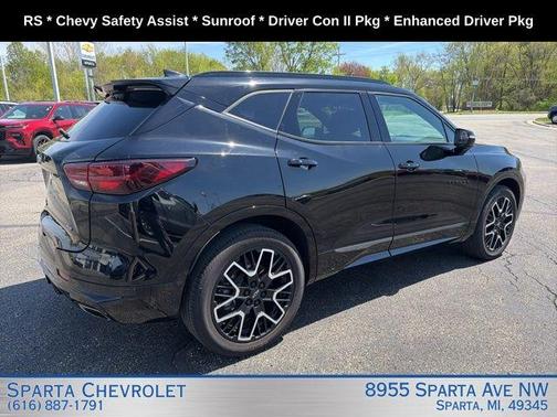 Black 2024 Chevrolet Blazer RS