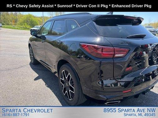 Black 2024 Chevrolet Blazer RS