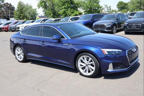Navarra Blue Metallic 2023 Audi A5 Sportback Premium