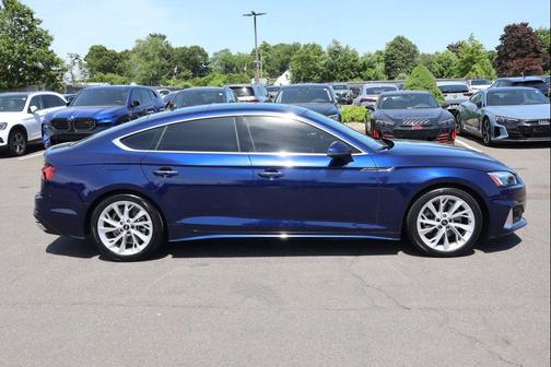 Navarra Blue Metallic 2023 Audi A5 Sportback Premium