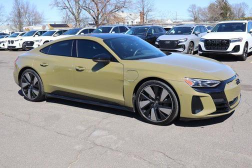 Tactical Green Metallic 2023 Audi e-tron GT Prestige quattro