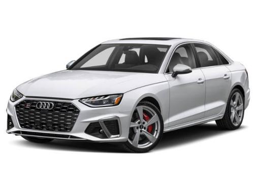 Glacier White Metallic 2023 Audi S4 Premium Plus 3.0 TFSI quattro Black Optic