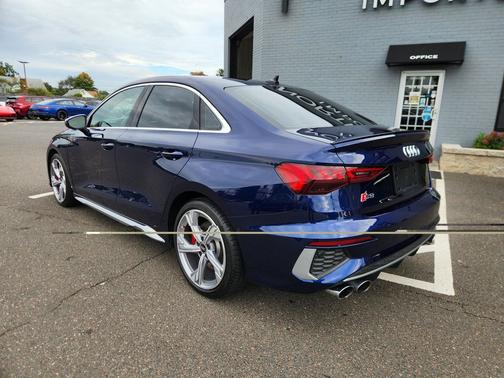 Navarra Blue Metallic 2023 Audi S3 Premium Plus TFSI quattro S tronic