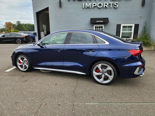 Navarra Blue Metallic 2023 Audi S3 Premium Plus TFSI quattro S tronic