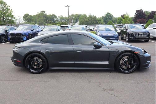 Volcano Grey Metallic 2021 Porsche Taycan 4S