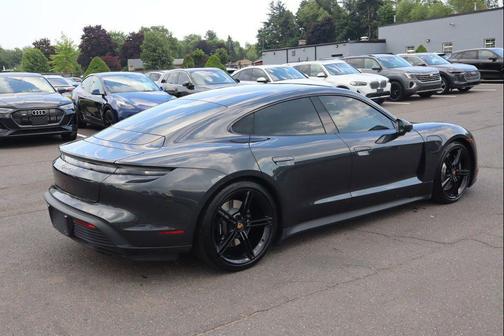 Volcano Grey Metallic 2021 Porsche Taycan 4S