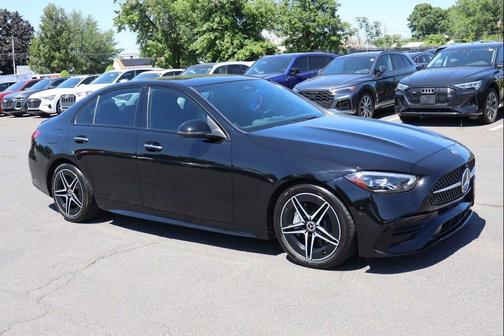 Black 2023 Mercedes-Benz C-Class C 300 4MATIC
