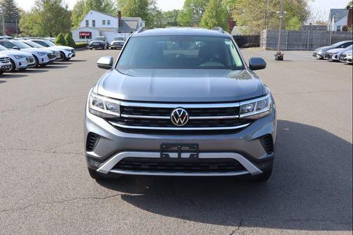 Platinum Gray Metallic 2022 Volkswagen Atlas 3.6L SE w/Technology