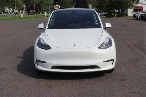 Pearl White Multi-Coat 2020 Tesla Model Y Long Range Dual Motor All-Wheel Drive