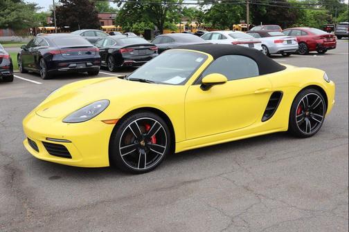Racing Yellow 2023 Porsche 718 Boxster S