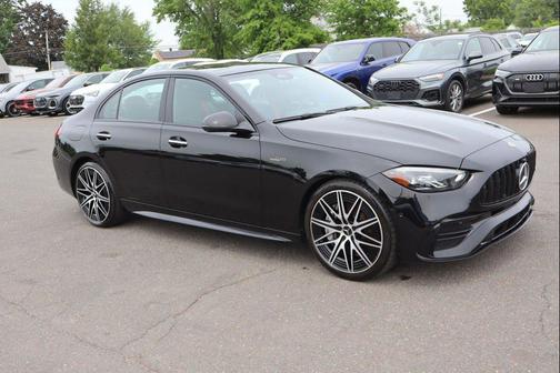 Black 2023 Mercedes-Benz AMG C 43 4MATIC