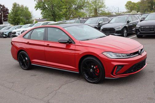 Kings Red Metallic w/Deep Black Roof 2025 Volkswagen Jetta GLI 2.0T Autobahn