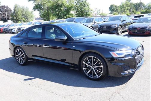 Mythos Black Metallic 2025 Audi A6 55 Premium Plus