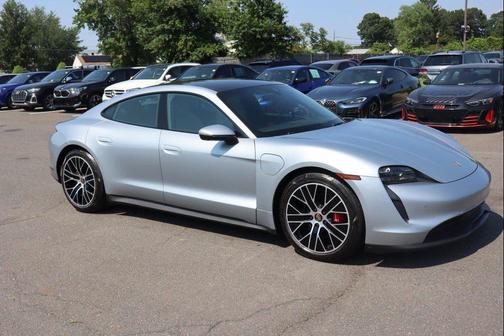 Dolomite Silver Metallic 2021 Porsche Taycan 4S