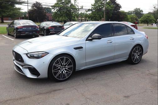 Cirrus Silver Metallic 2024 Mercedes-Benz AMG C 63 S E Performance