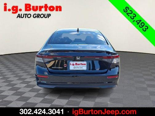 Black 2023 Honda Accord EX