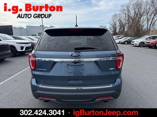 Blue Metallic 2019 Ford Explorer Limited