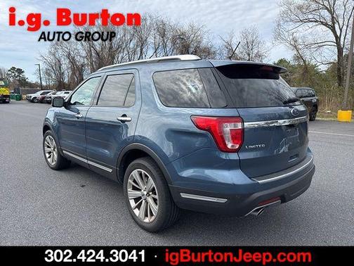 Blue Metallic 2019 Ford Explorer Limited